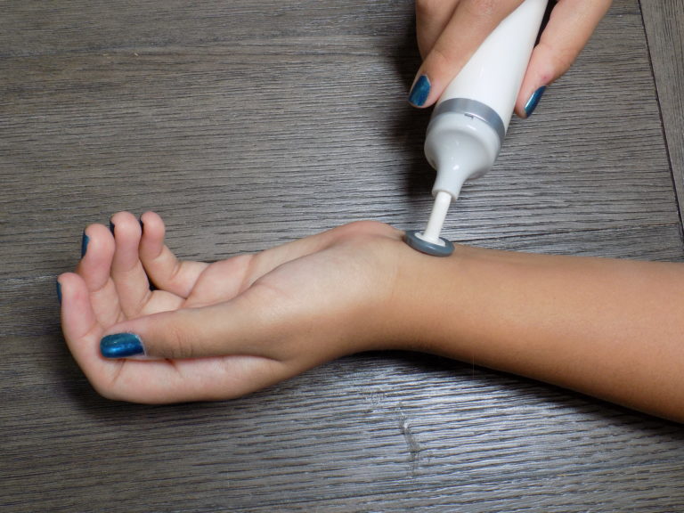 Vibrating massager for scar tissue hand therapy academy