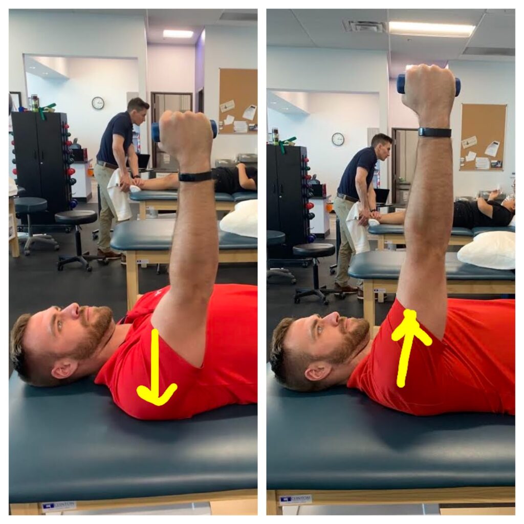 scapulohumeral rhythm degrees