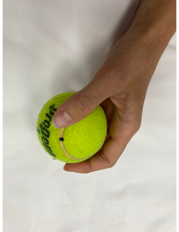 pelota de terapia de manos