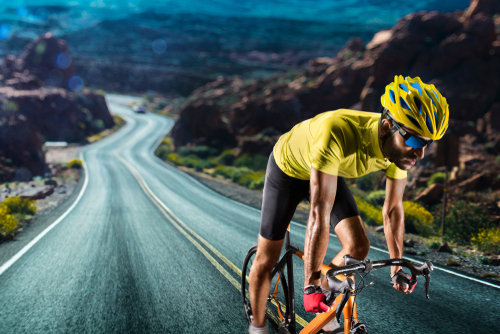 lesión de ciclista