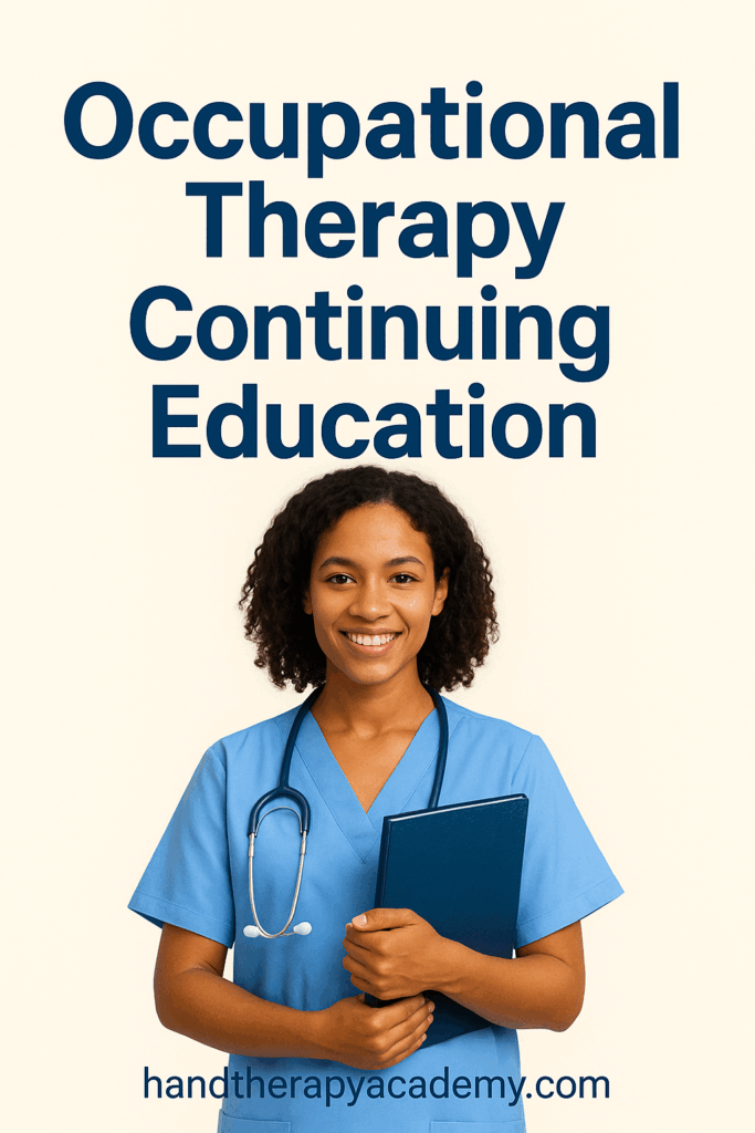 occupational therapy continuing ed