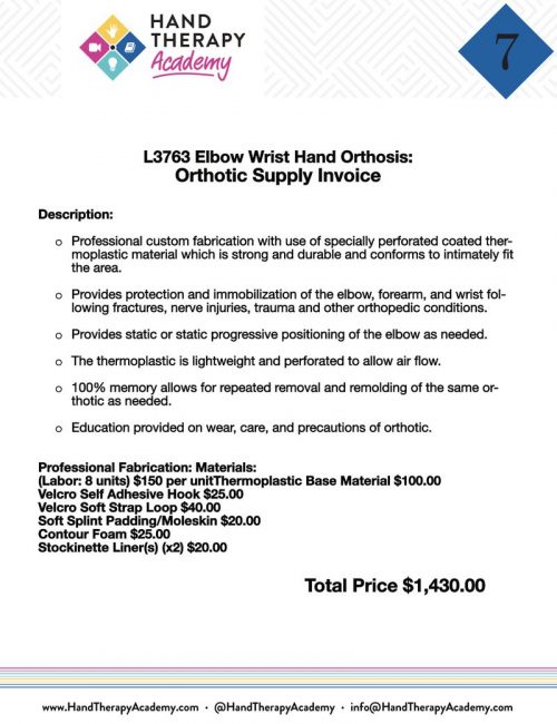 Orthosis Invoice Ebook