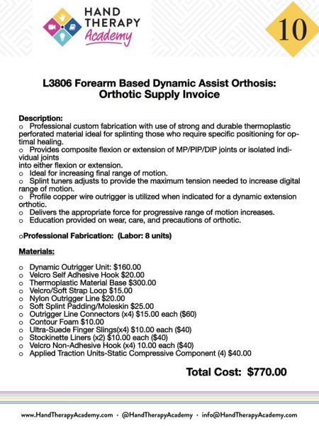 Orthosis Invoice Ebook